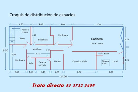 Amplia CASA en una sola planta