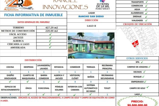 Preventa de “casa LAGO II”. En Fraccionamiento Residencial Rancho San Diego, Ixtapan De La Sal