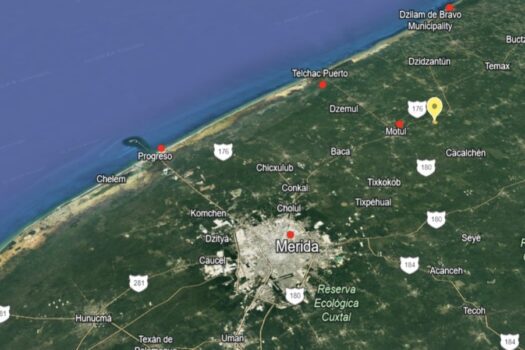 Merida, Mexico – Telchac Costa Yucatan playa